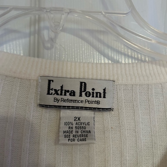 Ivory Ribbed Sweater - Picture 4 of 4